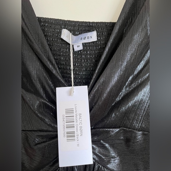 Baltic Born Black Shimmer Dress - Picture 4 of 6